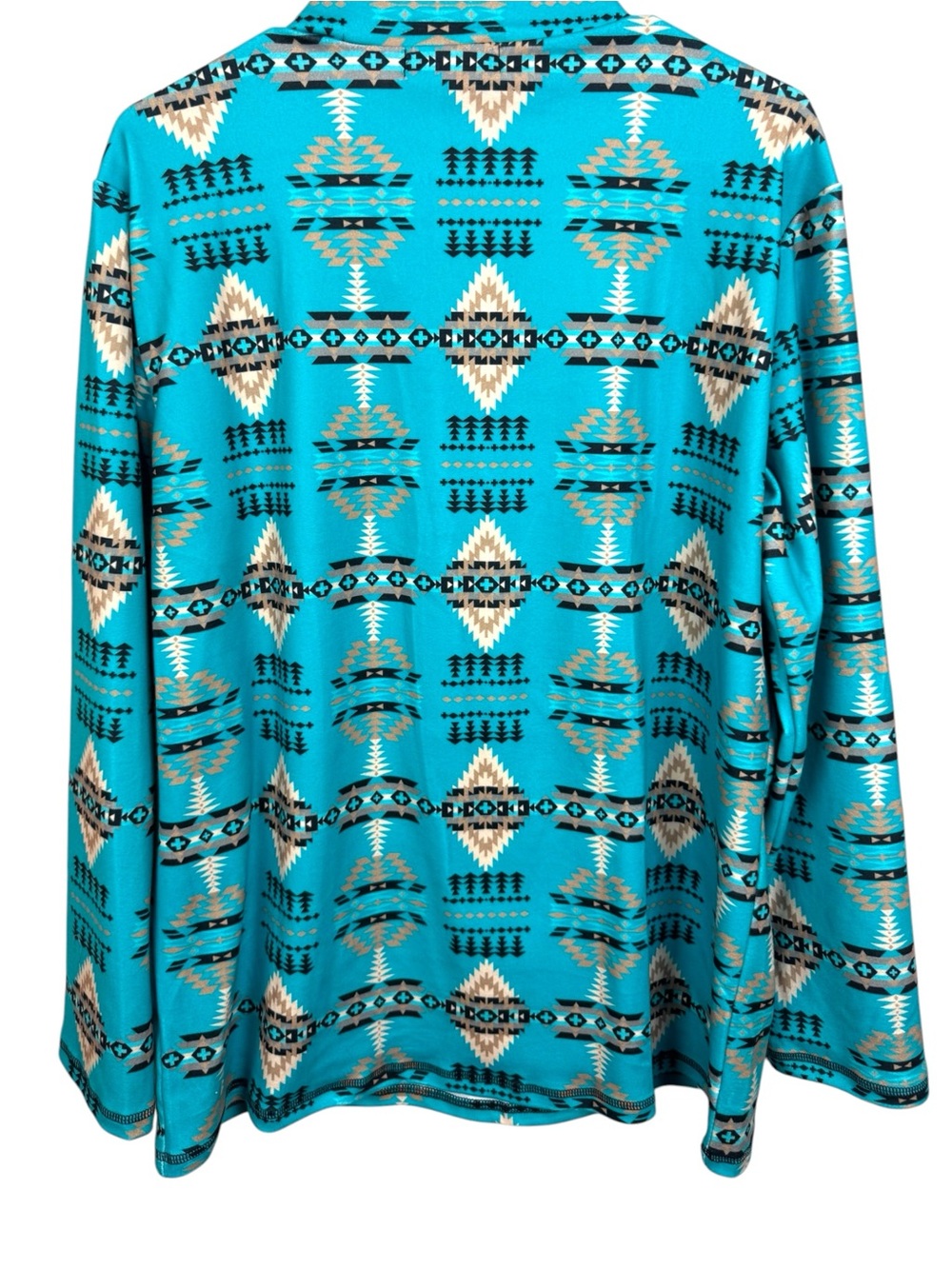 NWT Sterling Kreek Laramie Kreek Southwestern Aztec Print Fitted Pullover XL View 3